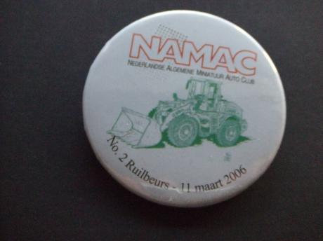 NAMAC miniatuur autobeurs graafmachine